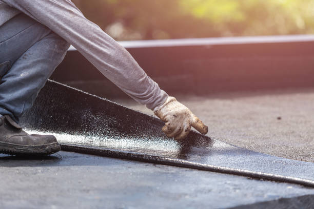 Professional Basement Waterproofing technician working in Lucerne, IN